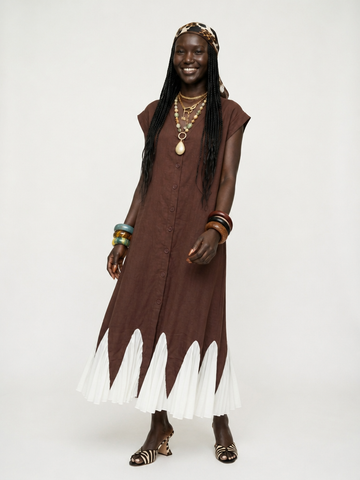 Sovereign Patchwork Loose Maxi Dress