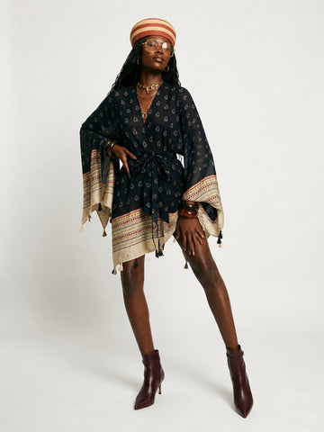 Wild Heart Printed Boho Kimono