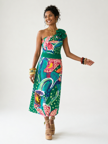 Vibrant Floral One-Piece Swimsuit