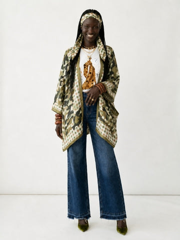 Untamed Printed Loose Kimono