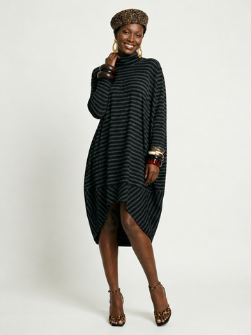 Free Spirit Striped Oversized Hoodie