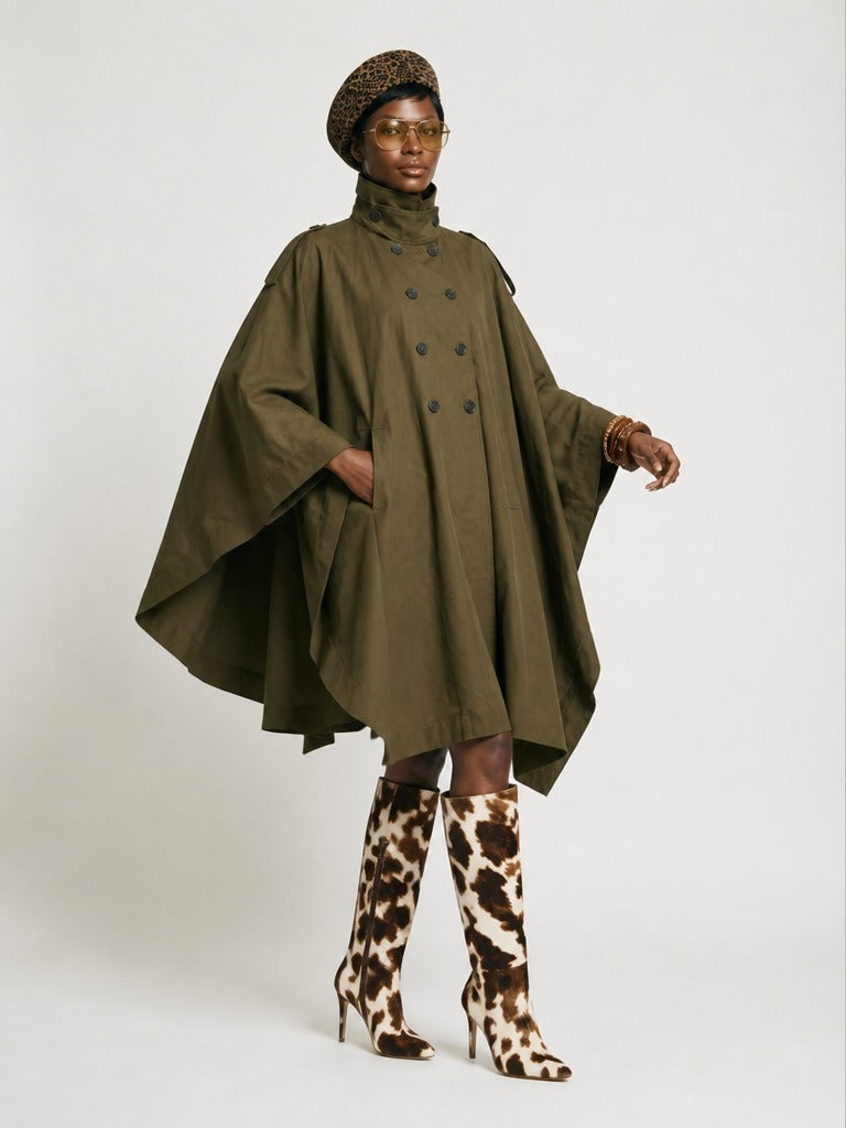 Audacious Oversized Batwing Jacket
