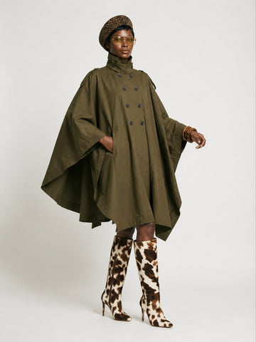 Audacious Oversized Batwing Jacket