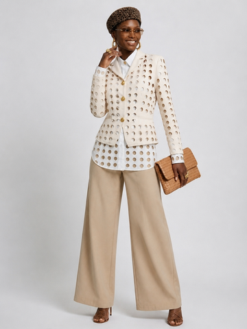 Audacious Hollow Out Blazer