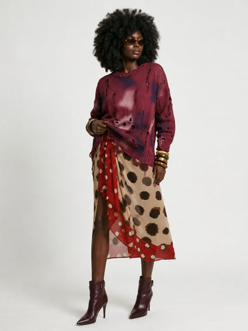 Untamed Ripped Knit Pullover