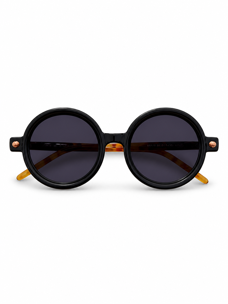 Vibrant Gradient Round Sunglasses
