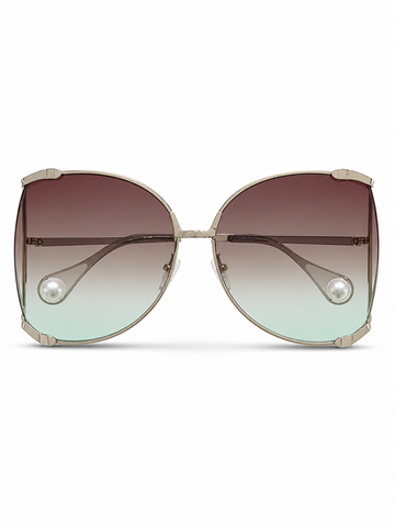 Divine Oversized Pearl Sunglasses