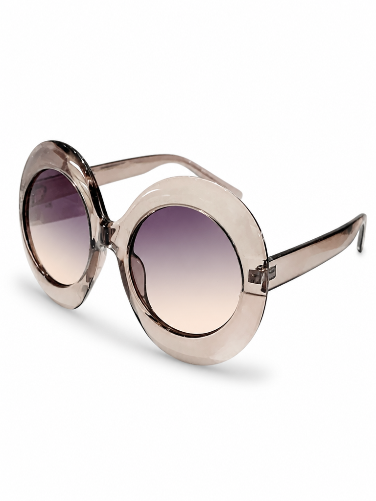 Radiant Oversized Round Sunglasses
