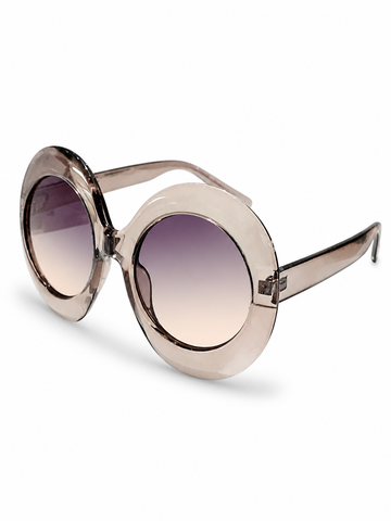 Radiant Oversized Round Sunglasses
