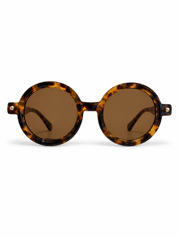 Vibrant Gradient Round Sunglasses