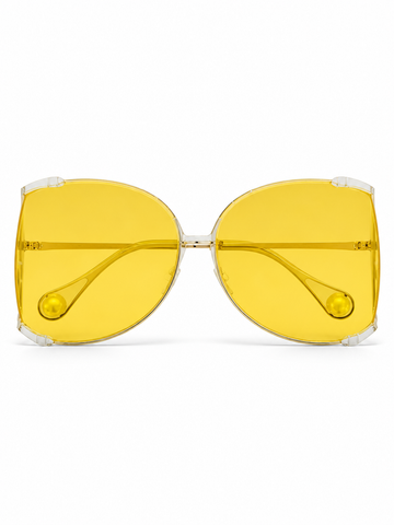 Divine Oversized Pearl Sunglasses