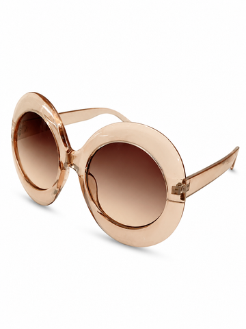 Radiant Oversized Round Sunglasses