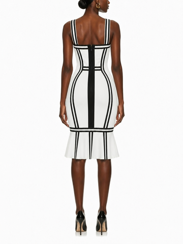 Onyx Ruffle Edge Dress