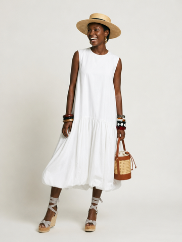 Graceful Sleeveless Maxi Dress