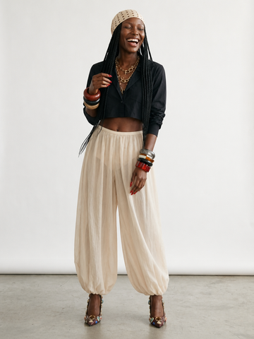 Free Spirit Sheer Bloomer Pants