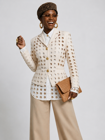 Audacious Hollow Out Blazer