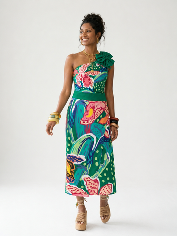 Vibrant Floral One-Piece Swimsuit