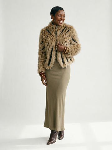 Wild Heart Faux Fur Jacket