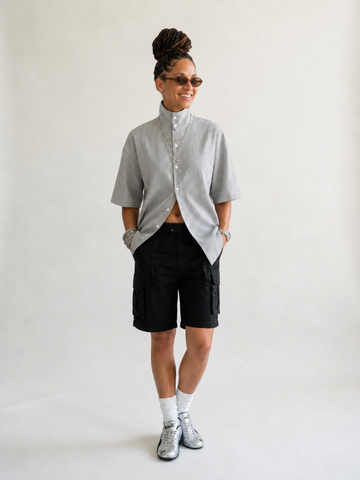 Audacious Striped Loose Shirt