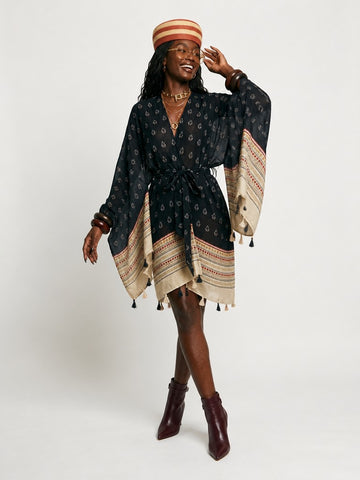 Wild Heart Printed Boho Kimono