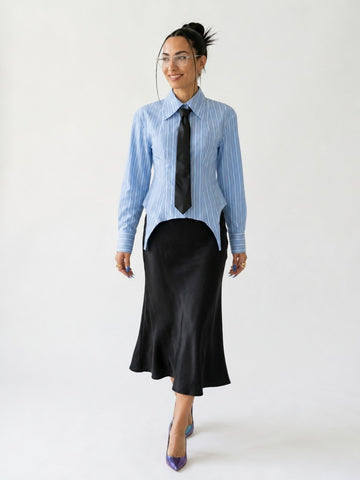 Audacious Striped Patchwork Tunic