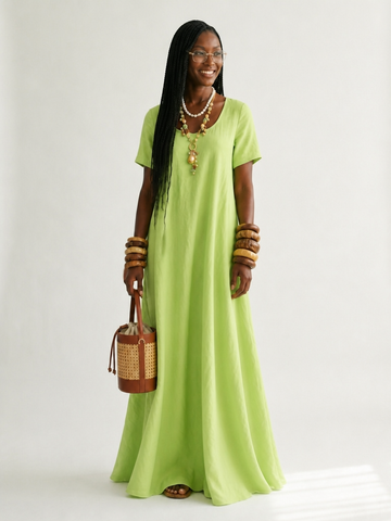 Free Spirit Flowing Maxi Dress