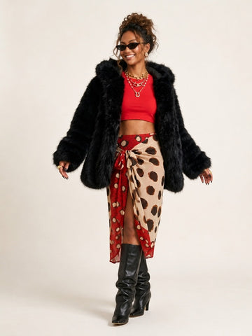 Radiant Shaggy Faux Fur Jacket