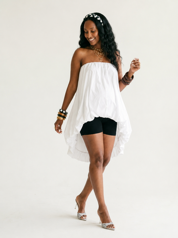Liberated Strapless Sleeveless Mini Dress