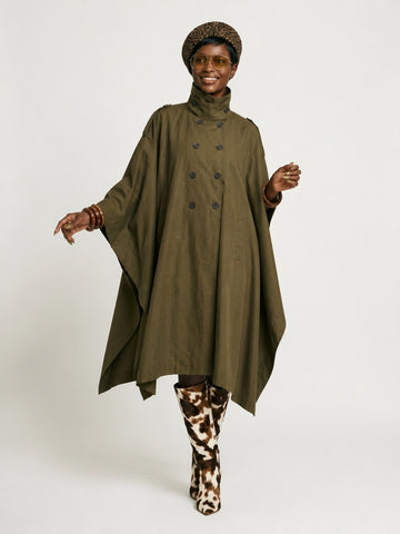 Audacious Oversized Batwing Jacket
