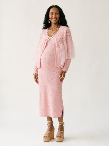 Divine Mesh Knit Cardigan