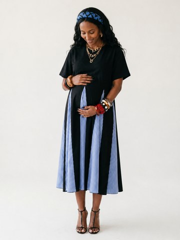 Free Spirit Patchwork Cotton Maxi Dress