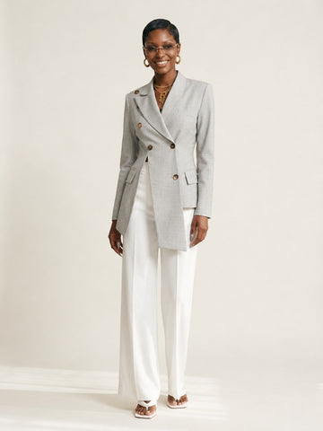 Audacious Spliced Lapel Jacket