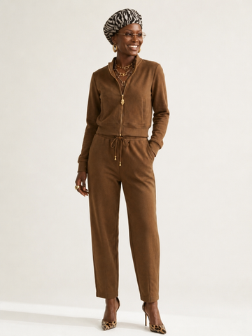 Grounded Drawstring Relaxed Two-Piece Set