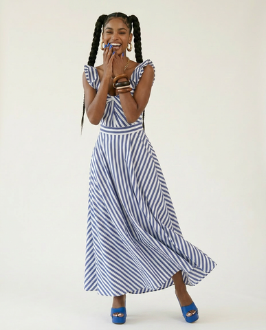 Radiant Striped One-Piece Swimsuit