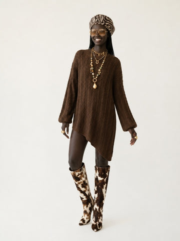 Unique Oversized Knit Pullover