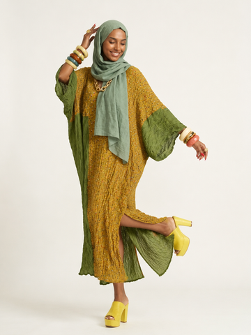 Wanderlust Deep V-Neck Kaftan