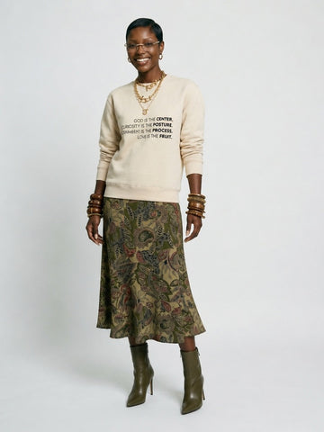 Grounded Oversized Fleece Sweatshirt
