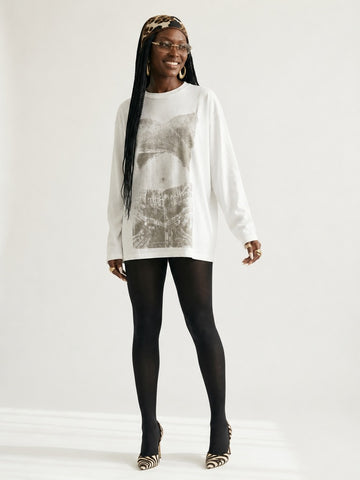 Audacious Printed Long Sleeve T-Shirt