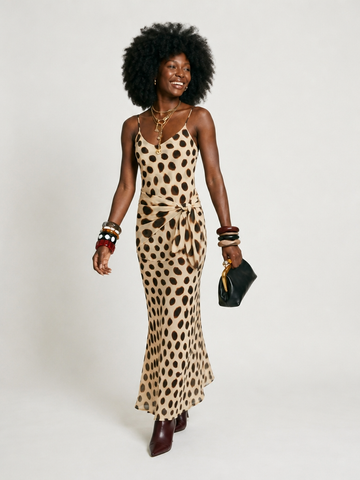Fierce Animal Print Maxi Dress