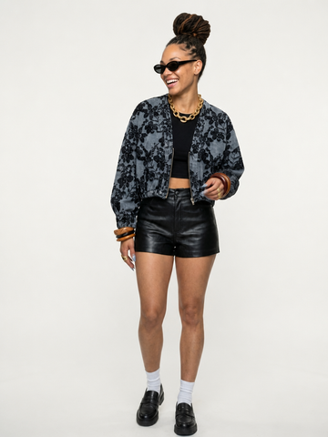 Unique Embroidered Denim Jacket