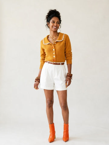 Ethereal Embroidered Knit Cardigan