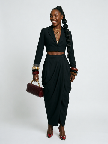 Sovereign Pleated Maxi Skirt