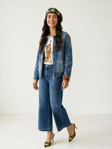 Untamed Washed Loose Denim Jacket