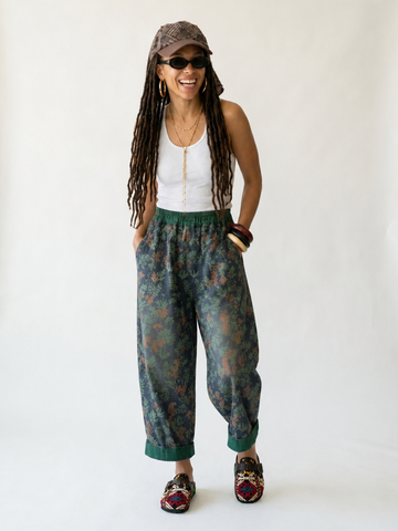 Wanderlust Vintage Floral Denim Jeans