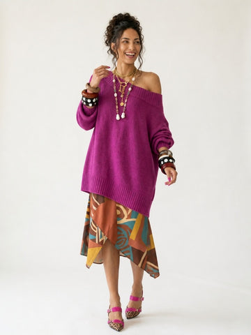 Vivacious Loose Knit Sweater