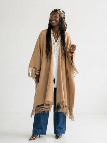 Boundless Fringed Long Cardigan