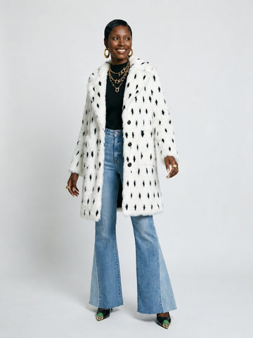 Majestic Faux Fur Long Coat
