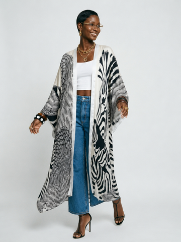 Wild Heart Bohemian Print Kimono