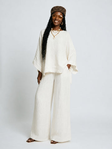 Grounded Loose Wide Leg Set