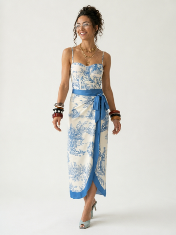 Sovereign Printed Wrap Bikini Set